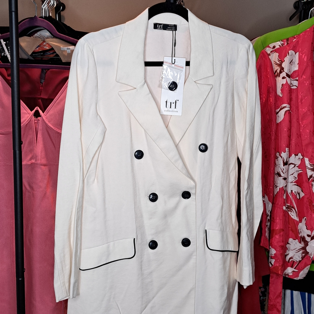 NWT Zara Trf Double Breasted Blazer Dress
